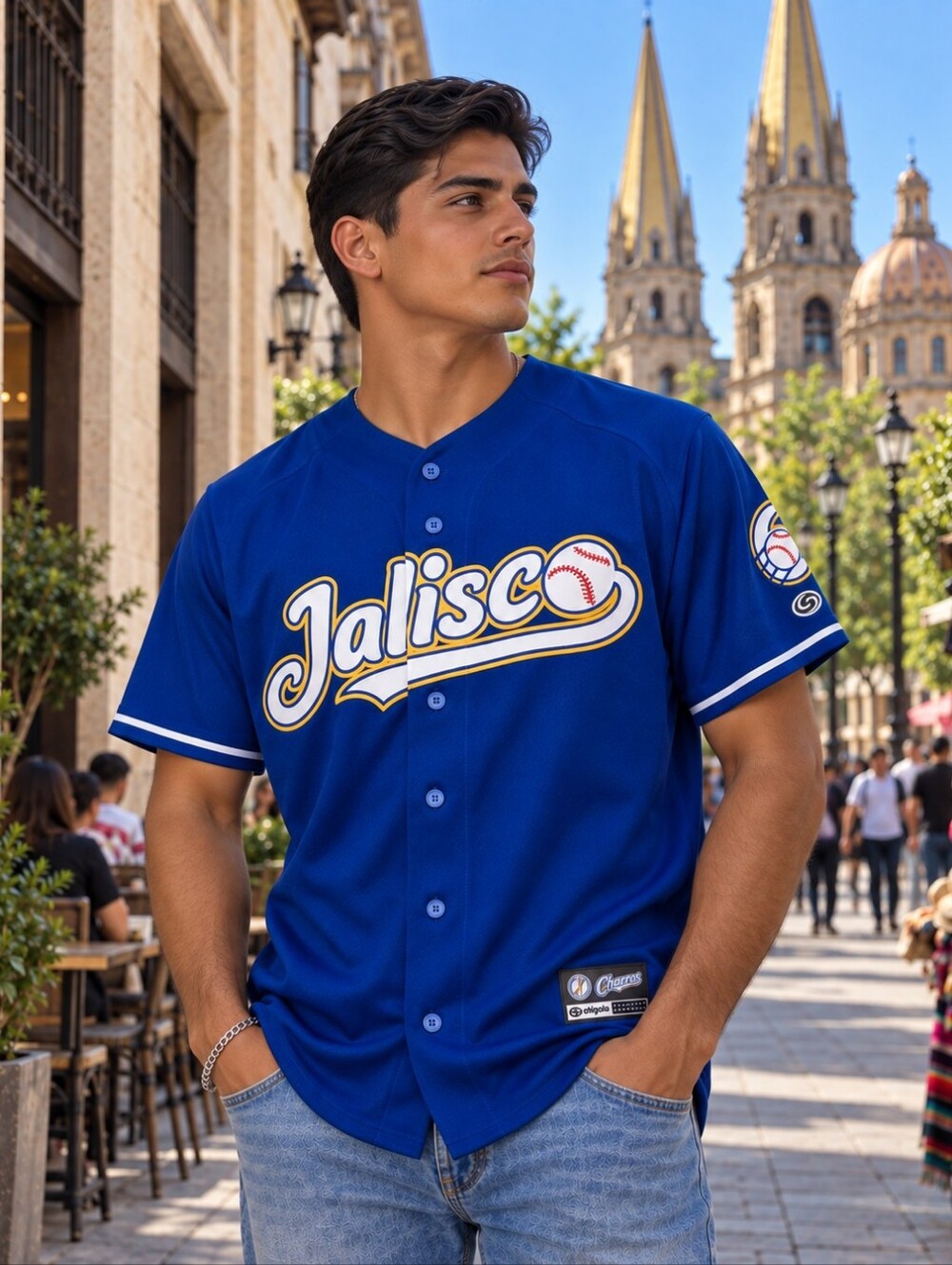 Charros de Jalisco El Siglo Official Jersey 2014–2016 Season. Size Large.